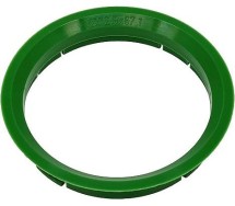 Sobitusrõngas 72.5-67.1 (r21/borbet) roheline. 1tk