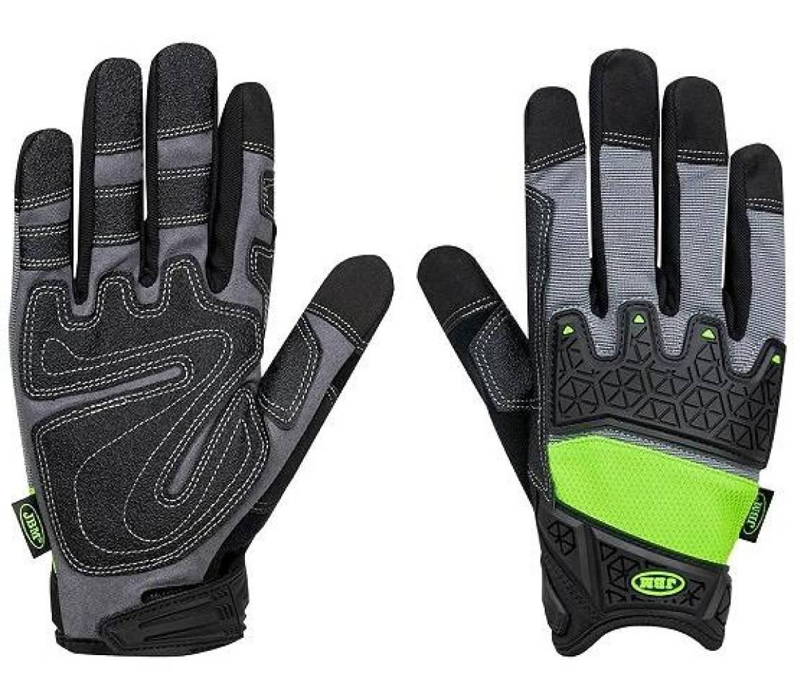 Löögi-lõikekaitsega töökindad "pro-tech" m/9". riputuspakend JBM