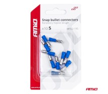 Juhtmeotsik torutüüpi sinine 5mm 1.5-.25mm2 15A isane 10tk