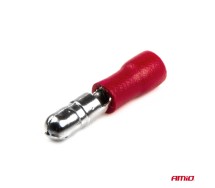 Juhtmeotsik torutüüpi punane 4mm 0.5-1.5mm2 10A isane 10tk