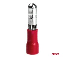 Juhtmeotsik torutüüpi punane 4mm 0.5-1.5mm2 10A isane 10tk