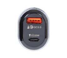 USB kiirlaadija USB-A+USB-C 38W Blow