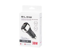 USB kiirlaadija USB-A+USB-C 38W Blow