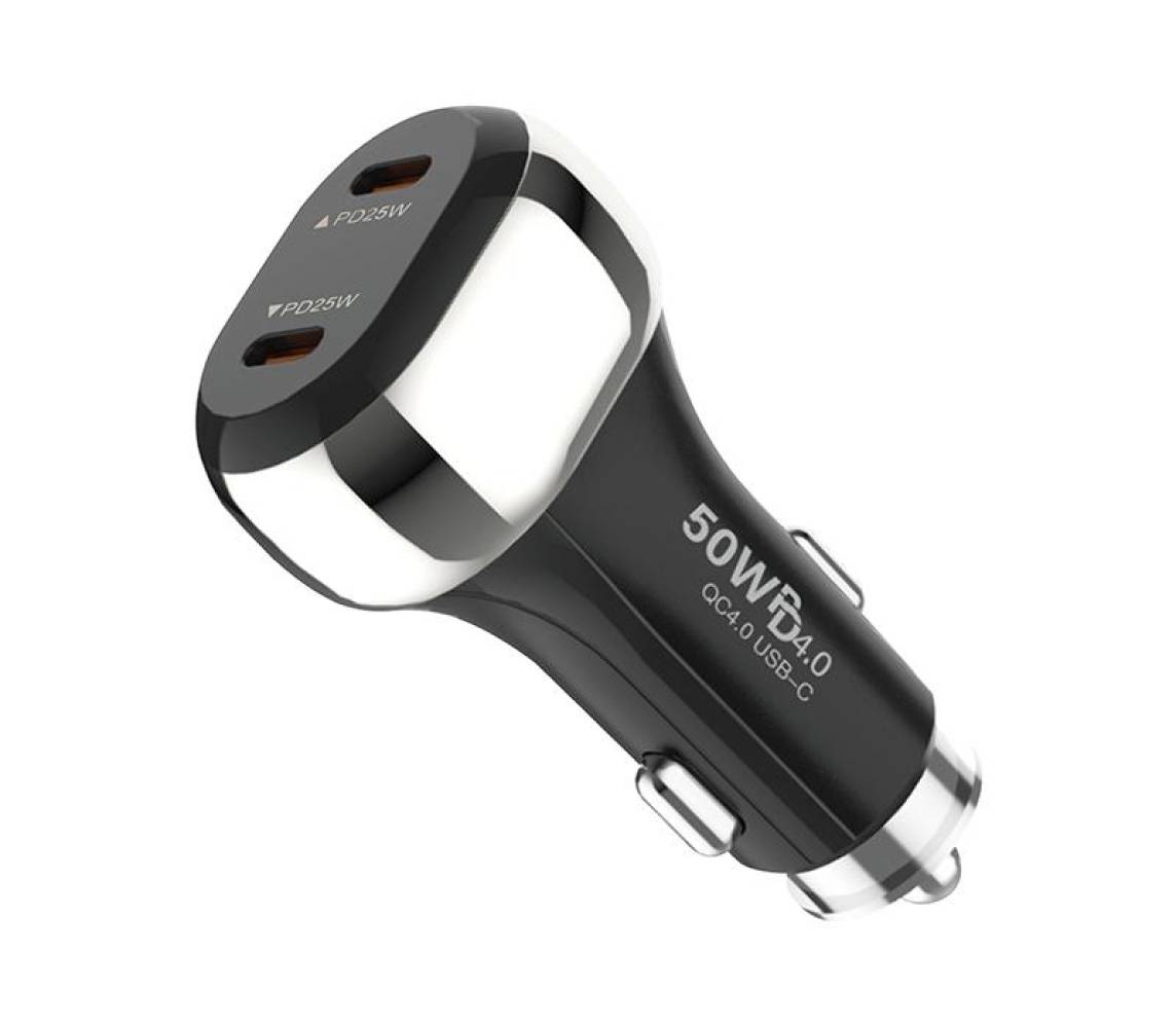 USB kiirlaadija 2xUSB-C 50W Blow