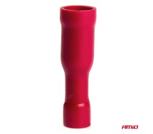 Juhtmeotsik punane torutüüpi 4mm 0.5-1.5mm2 10A 10 tk