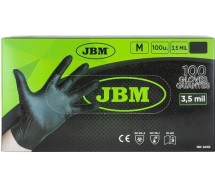 Nitriilkindad "nitrile light" m. 100tk 3.5mil must JBM