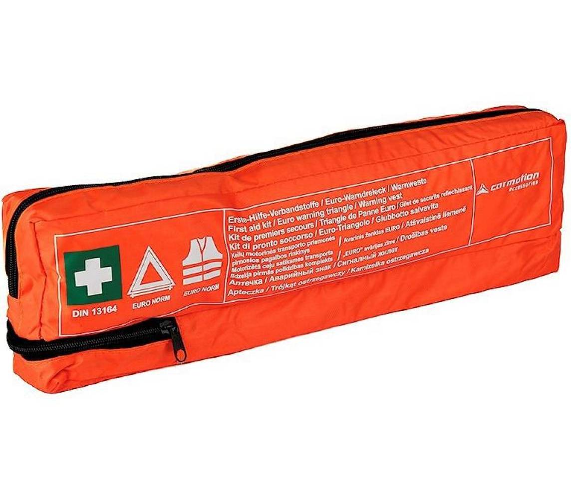 Ohutuspakett autoapteek+ohutusvest+ohukolmnurk Carmotion