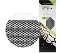 Алюминиевый сеточный лист, 33×100 см, ячейка 2×4 мм, чёрный, Carmotion