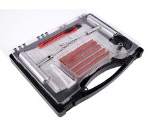 Tubeless rehvi remondikomplekt kohvris (rasvanöörid+naasklid+liim) Carmotion