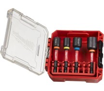 4-os. 1/4" padrunite kompl. kuuskant shockwave impact duty Milwaukee