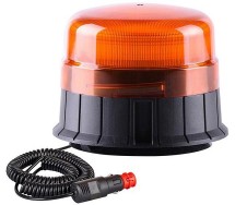 Kollane vilkur 12/24v LED. magneti ja juhtmega 19w d142/h103mm