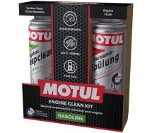 Motul engine clean kit (bensiin) 2x300ml (b2c)