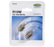 12V 10W BA15s R10W 2шт. RING