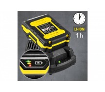 Töölamp/akupank (kandelamp) 20v cob-LED 500/1000/2000lm 2ah aku ja laadijaga Trotec