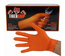 Töökindad 1tk nitriil tugev. struktuurne. oranz xl 1tk (karp 100tk) Triumf