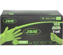 Töökindad nitriil struktuurne "force green hd 7.0mil". roheline m 100tk JBM