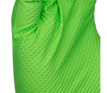 Töökindad nitriil struktuurne "force green hd 7.0mil". roheline m 100tk JBM