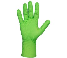 Töökindad nitriil struktuurne "force green hd 7.0mil". roheline l 100tk JBM
