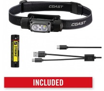 Multi-pealamp laetav 1000lm+ punane wph30r USB-c coast