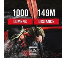 Multi-pealamp laetav 1000lm+ punane wph30r USB-c coast