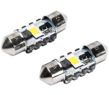 12/24v sv8.5-8 festoon LED pirn 3.4w 31mm 6500k canbus valge blister 2tk Vision