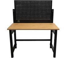 Kokkupandav töölaud perfoseinaga 1200x640mm. h=1440mm. kandejõud 150kg JBM