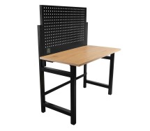 Kokkupandav töölaud perfoseinaga 1200x640mm. h=1440mm. kandejõud 150kg JBM