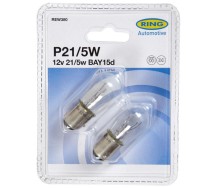 12V 21/5W BAY15d 2шт. RING