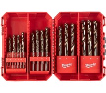 25-os. hss-co met. puuride kompl. 1.0-13.0mm thunderweb din338 Milwaukee