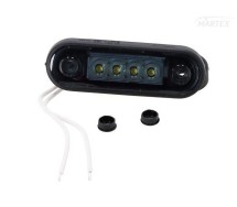 Küljetuli LED valge tumeda klaasiga 12/24v 84.2x27.7x12x8mm