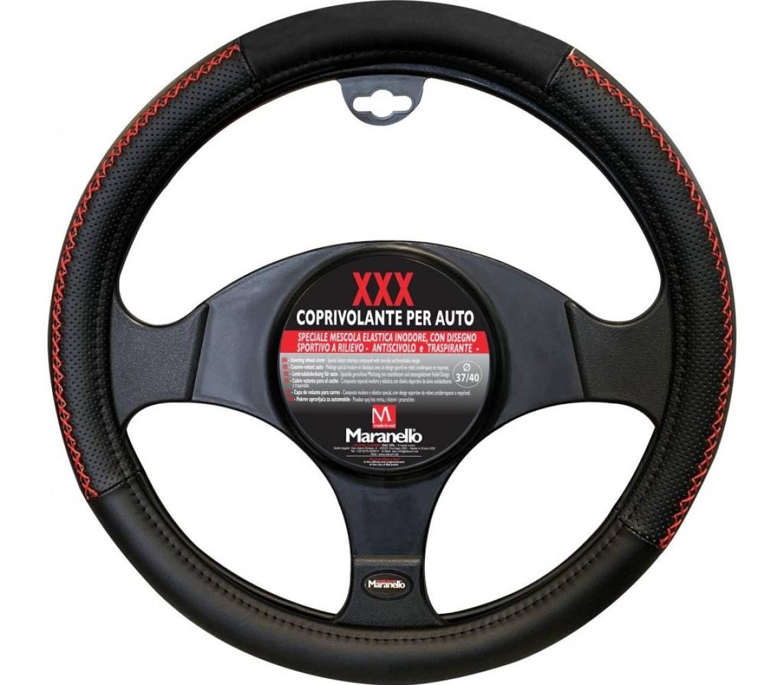 Roolikate Maranello XXX must-punase õmblusega