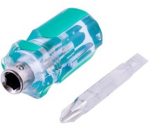 2in1 minikruvikeeraja vahetatavate otsikutega (+/-) Carmotion