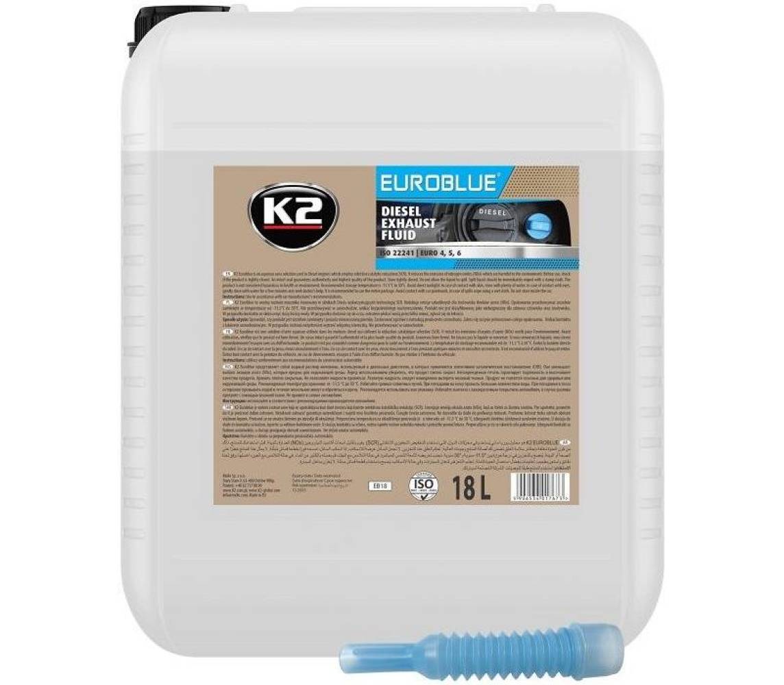 K2 euroblue (adblue) 18l valamisotsikuga