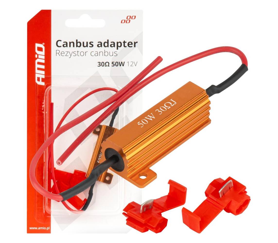 Takisti relee LED Canbus 30Ω 50W 1tk Amio