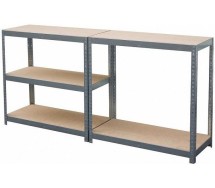 Laoriiul 1800x900mm. metall. sügavus 400mm. 5-riiuliga. 175kg/riiul Geko