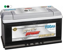 Аккумулятор Arctic Power Premium SMF 100 А·ч, 350×175×190 мм, 760 A (EN), полярность −/+ , Magic Eye
