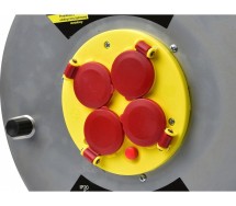 Poolil pikendusjuhe metall/plast 25m 3x2.5mm2 keltin