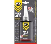 K2 Prolok WT‑77 анаэробный красный фиксатор резьбы (высокая прочность/вязкость), 50 мл