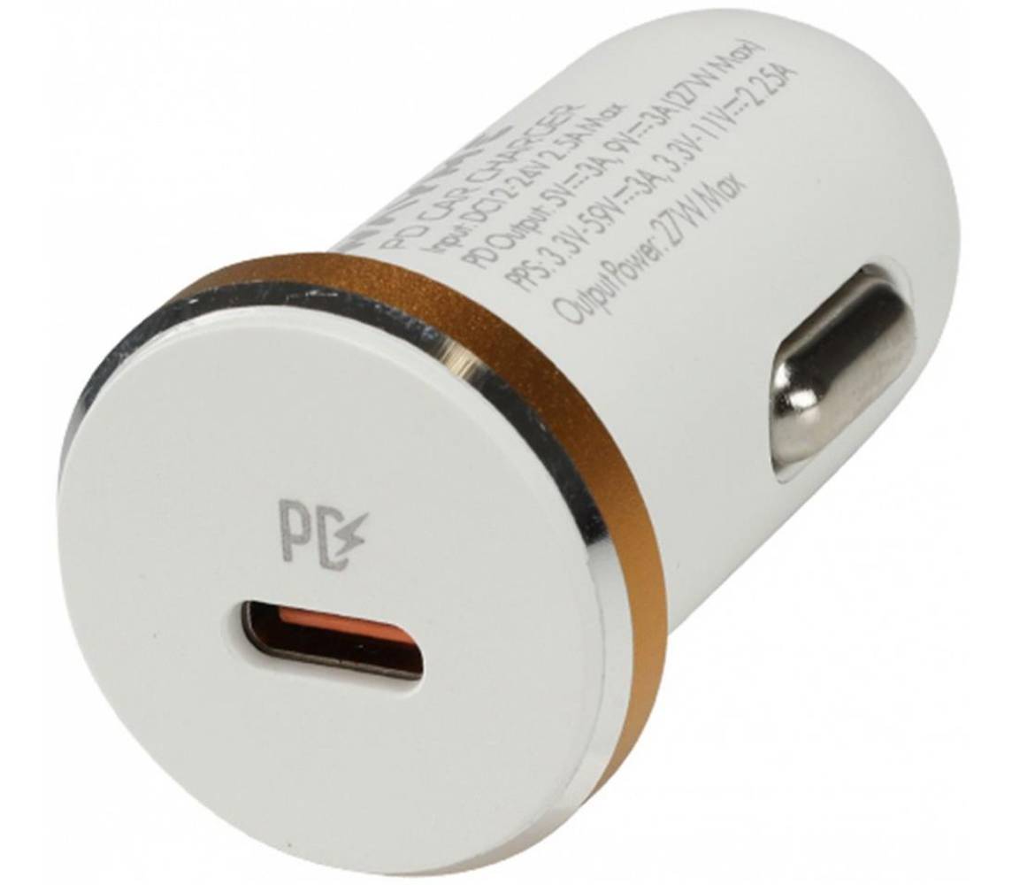 Sigaretisüütaja pesasse kiirlaadija USB-c 2.5a/max27w. 12v/24v Wayme