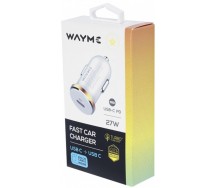 Sigaretisüütaja pesasse kiirlaadija USB-c 2.5a/max27w. 12v/24v Wayme