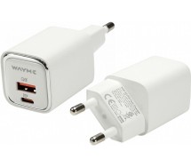Kiirlaadija USB-c pd 30w + USB Wayme