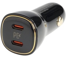 Sigaretisüütaja pesasse kiirlaadija 2x USB-c 3a/max 60w. 12v/24v Wayme