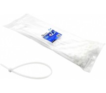 Juhtmevits "nylon" 7.6x300mm valge 100tk Geko