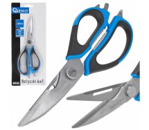 6in1 lõikekäärid sirged 230mm. komposiit sõrmeosa Geko