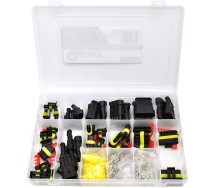 Набор Superseal 424 предмета — гнёзда и штекеры, 14 А, IP67, 12–24 В (Geko)