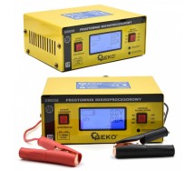 Зарядное устройство GEKO, 6/12/24 В, 10 А, автоматическое, 4‑ступенчатое