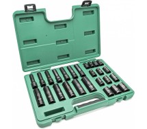 26-os. 1/2" lühikesed+pikad löökpadrunid. õhukesed 10-24mm sata