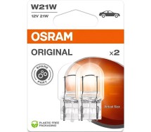 12v t20 pirn 21w w3x16d w21w original blister 2tk Osram