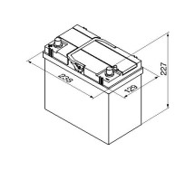 Bosch S4 023 45Ah 330A 238x129x227 +-