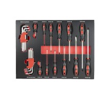 170-os. tööriistakäru tööriistadega "classic". 7-sahtlit m+